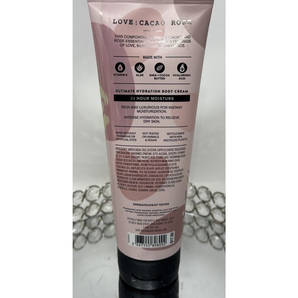5 Pc Bundle BB&W Aromatherapy Love~Cacao Rose~Body Scrub, Lotion, Cream,Gel, Oil - Picture 9 of 13